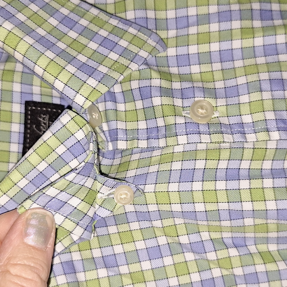 Kenneth Roberts Platinum Mens dress shirt M - Picture 5 of 10